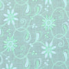Sea Green Dual Tone Floral Hakoba Fabric