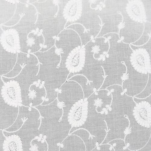 Sunehri White Hakoba Fabric
