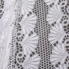 White Border Premium Cotton Schiffli Fabric