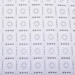 White Dotted Cutwork Premium Hakoba Fabric
