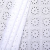 White Square Cutwork Premium Hakoba Fabric