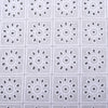 White Square Cutwork Premium Hakoba Fabric