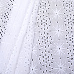 White Star Cutwork Premium Hakoba Fabric