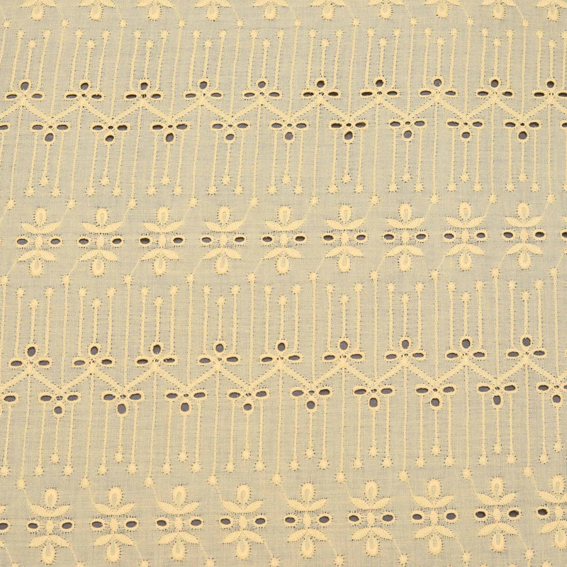 Yellow Dot&Knot Hakoba Fabric