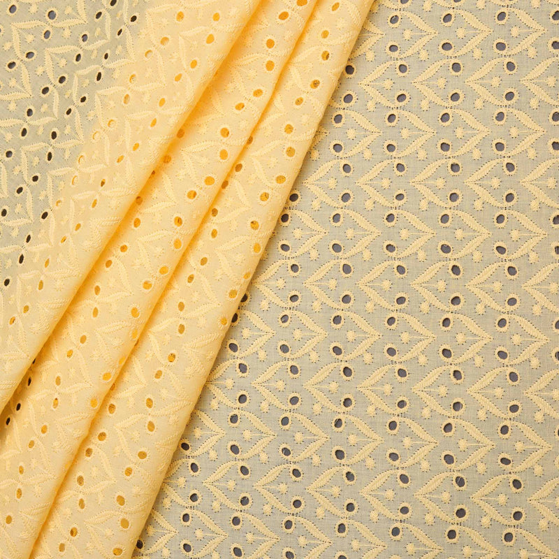 Yellow Leaves Hakoba Fabric