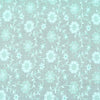 Blue Dual Tone Floral Hakoba Fabric