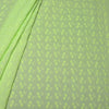 Green Floral Embroidered Premium Cotton Fabric