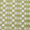 Green Hex Embroidered Chanderi Fabric