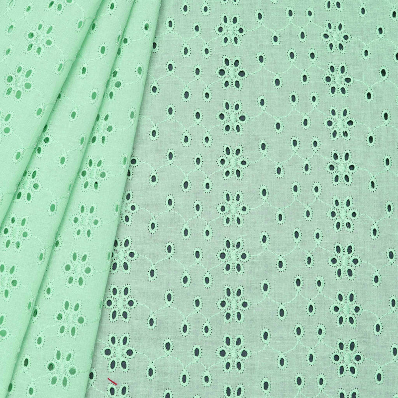 Green Staple Cotton Hakoba Fabric