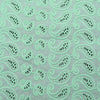 Hakoba Green Cotton Embroidered Fabric