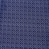 Hakoba Navy Blue Georgette Embroidered Fabric