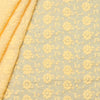 Hakoba Yellow Floral Embroidered Fabric