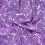 Lavender Petal Georgette Hakoba Fabric