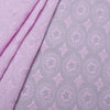 Lavender Sunflower Embroidered Premium Cotton Fabric
