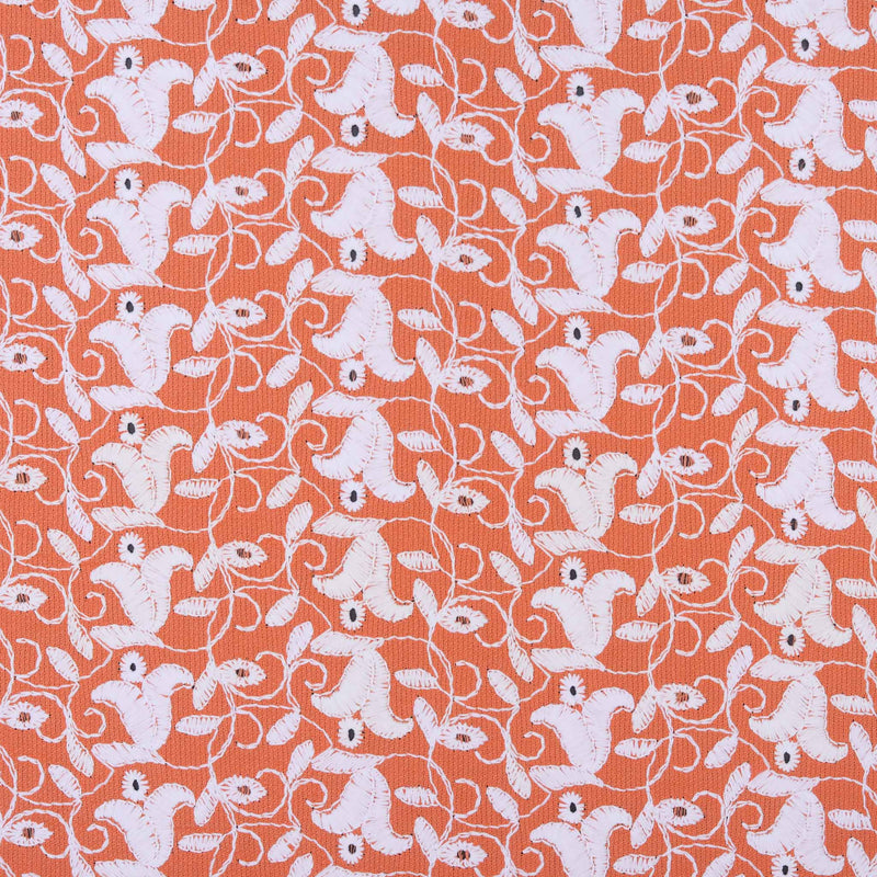 Orange Shea Cotton Hakoba Fabric
