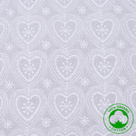 Organic Premium Fabric Little Hearts
