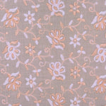 Peach Dual Tone Raga Hakoba Fabric