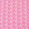 Pink Leaf Embroidered Cotton Fabric