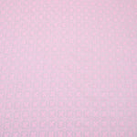 Pink Stud Embroidered Premium Cotton Fabric