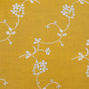 Sunshine Yellow Floral Mul Fabric