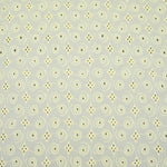 Yellow Chakra Embroidered Premium Cotton Fabric